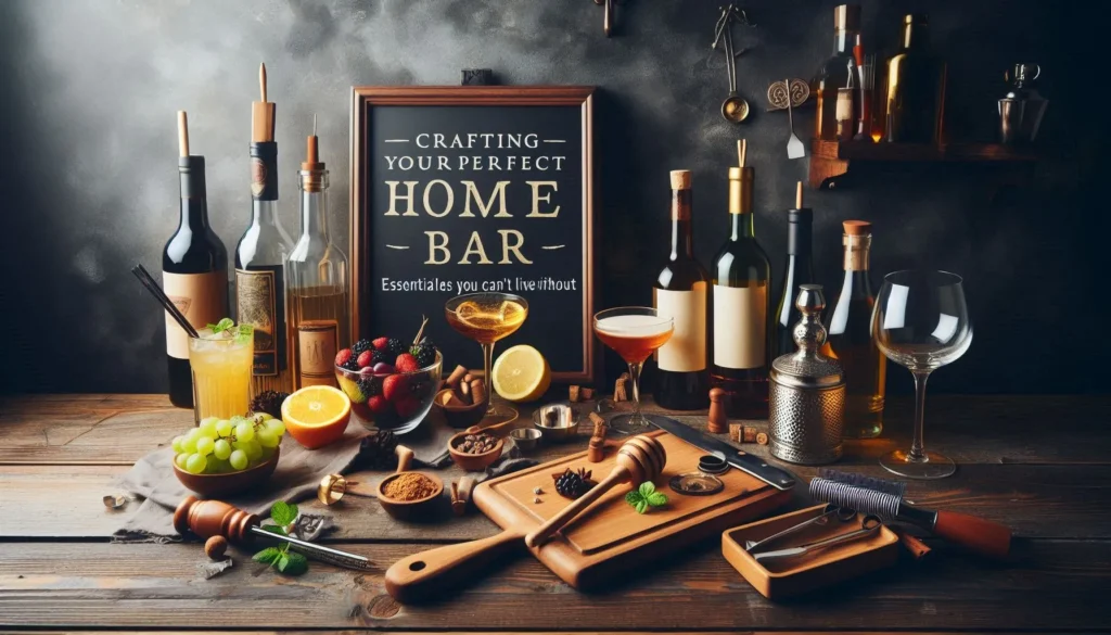 Crafting Your Perfect Home Bar Essentials You Can't Live Without - momchefcorner.com