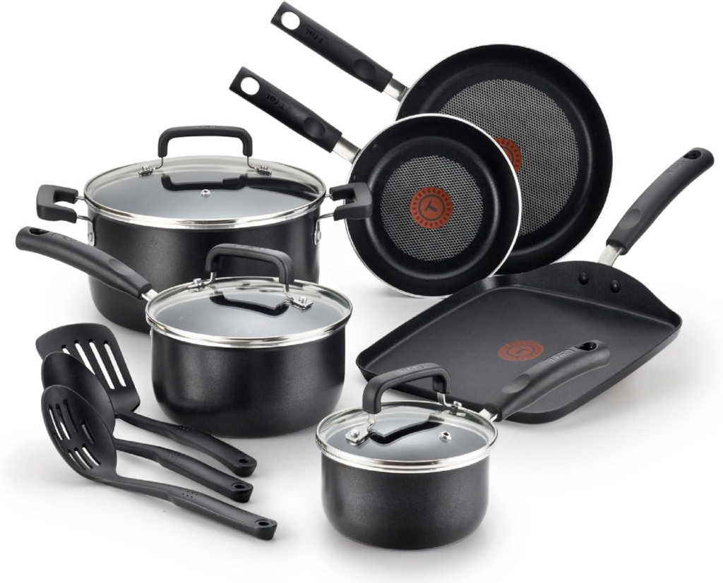 T-fal Signature Nonstick Cookware Set 12 Piece