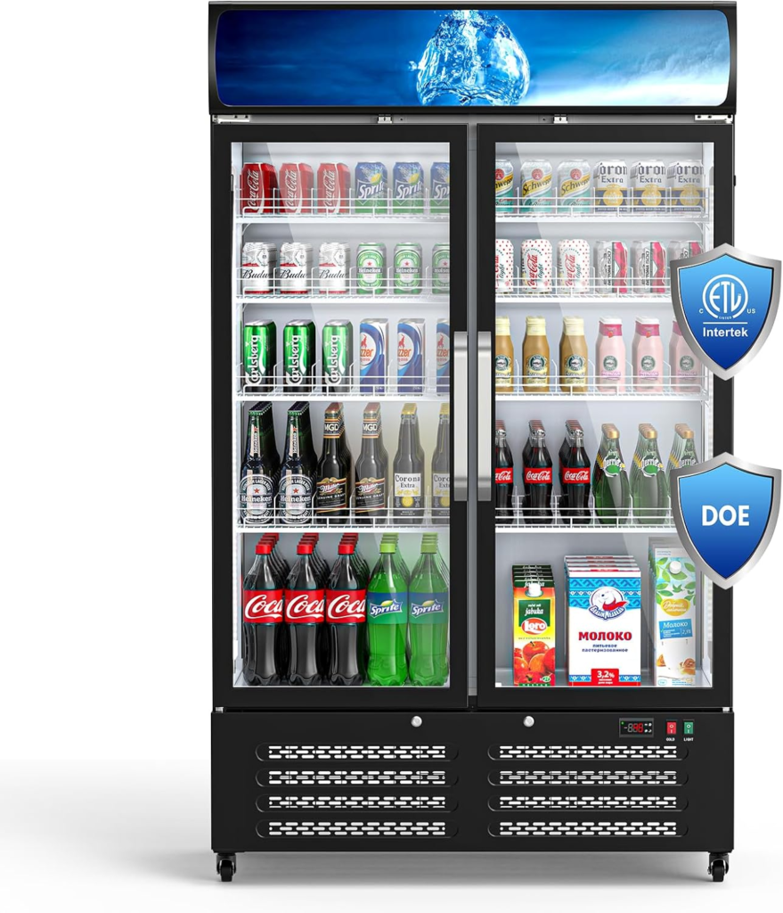 28 Cu Ft Commercial Merchandiser Refrigerator for Beverage