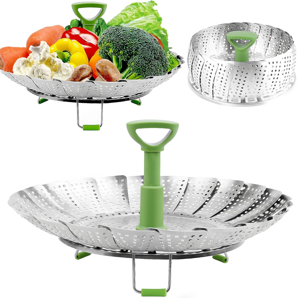 Consevisen Vegetable Steamer Basket for Cooking Food