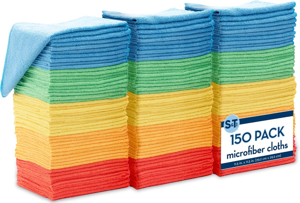 150 Pack Microfiber Cleaning Cloth