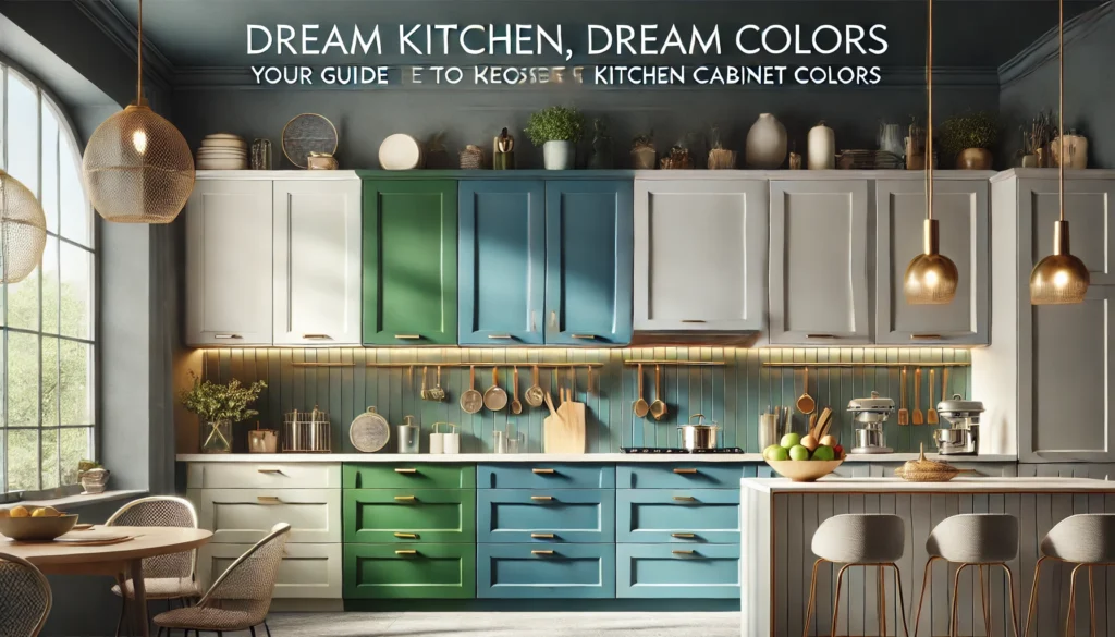Dream Kitchen, Dream Colors Your Guide to Choosing the Perfect Kitchen Cabinets Colors - momchefcorner.com